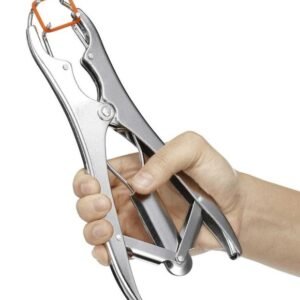 بانسة فتح مطاط الخصي - أداة وضع مطاط الإخصاء، معدنية - الصورة 1