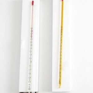 ميزان حرارة للسوائل ابيض احمر + اصفر احمر