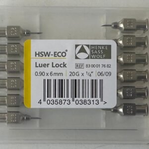 ابر معدن الماني  20G X 1/4  =     0,90 x 6 mm